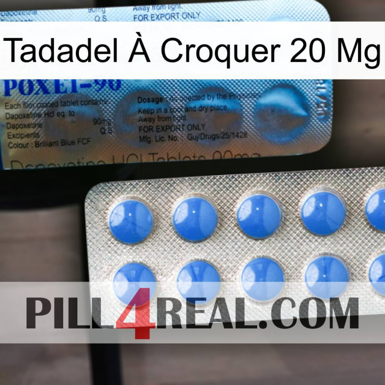 Tadadel À Croquer 20 Mg 40